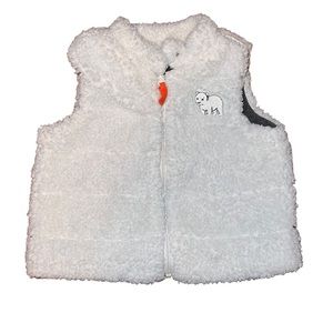 0 month baby bear vest zip